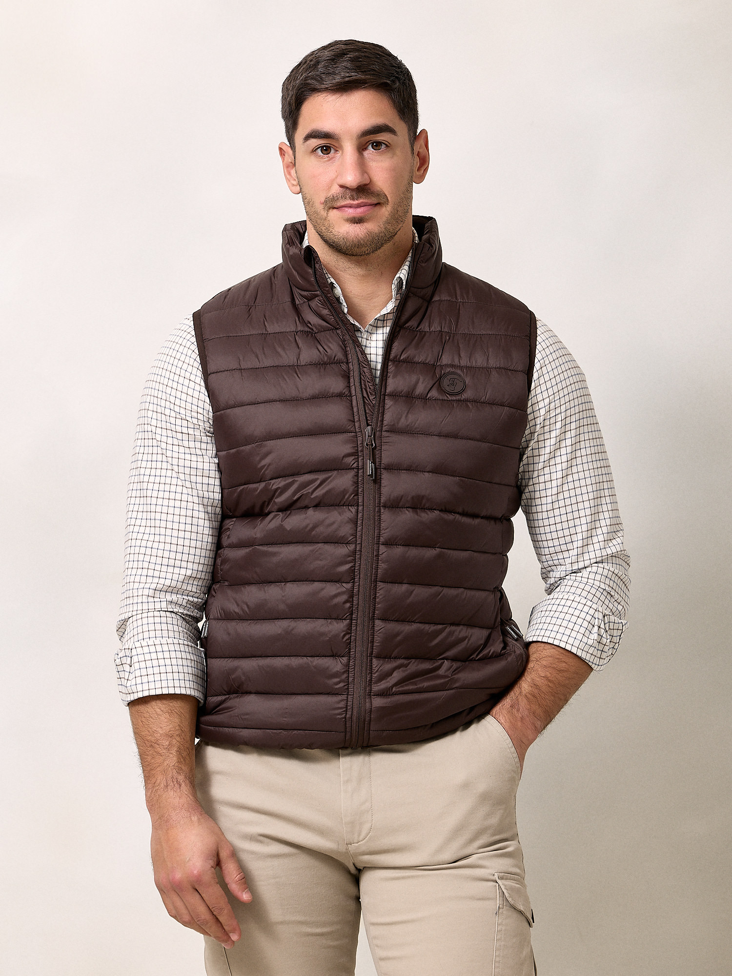 Quilted Vest | Moka