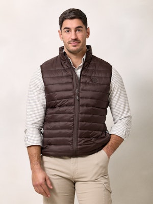 Quilted Vest | Moka