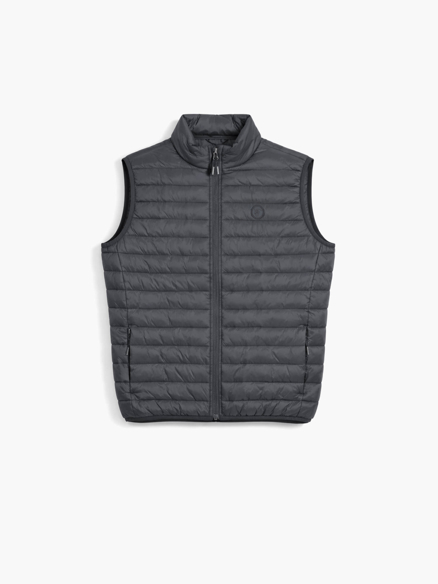 Quilted Vest | Plomo