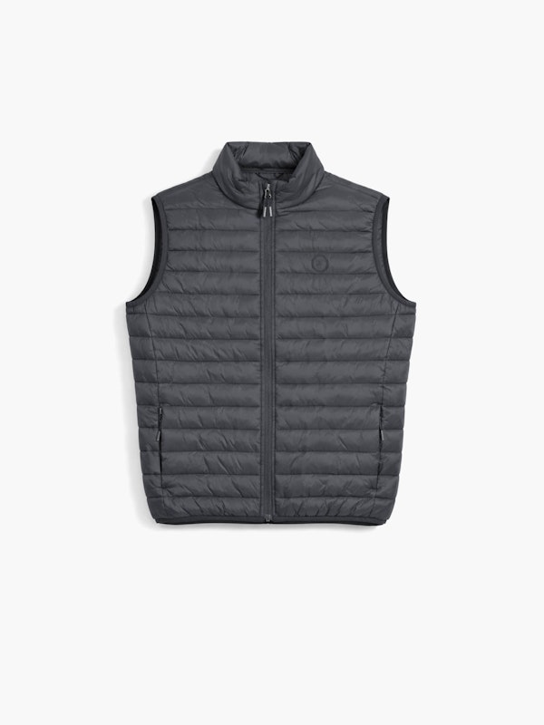 Quilted Vest | Plomo