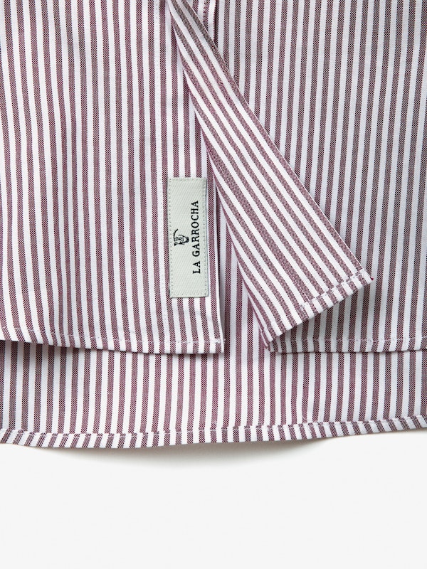 Camisa Oxford Listrada | Burgundy