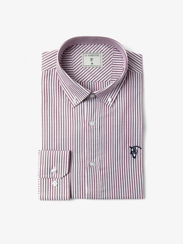 Camisa Oxford Listrada | Burgundy