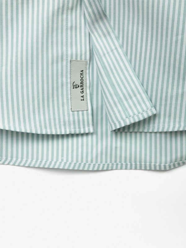 Camisa Oxford Listrada | Salvia