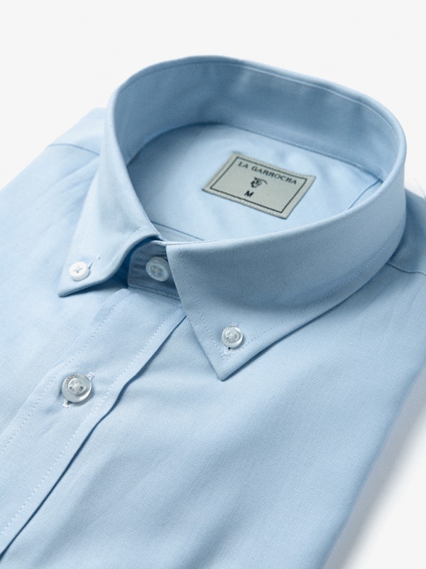 Camisa Oxford | Celeste