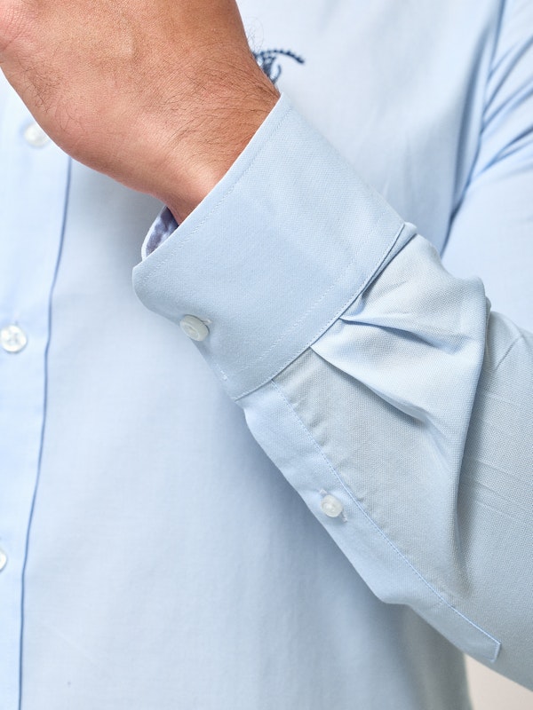Camisa Mini Oxford | Celeste