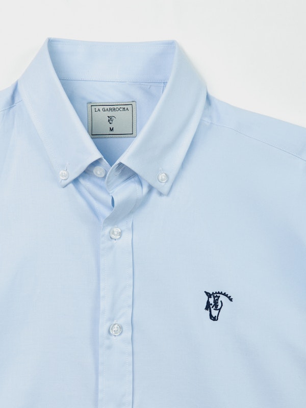 Camisa Oxford | Celeste