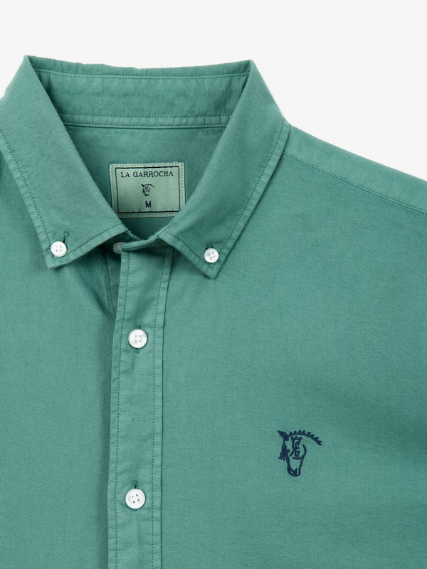 Camisa Garment Dyed | Cactus