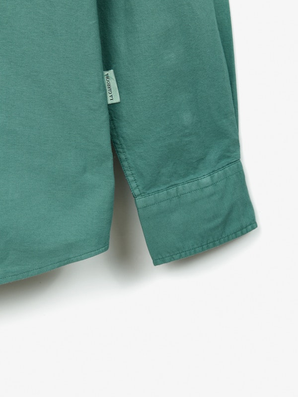 Camisa Garment Dyed | Cactus