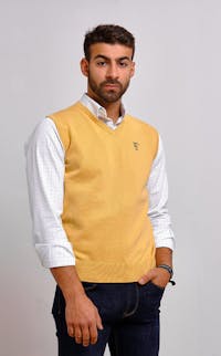 knitted vest | Yema